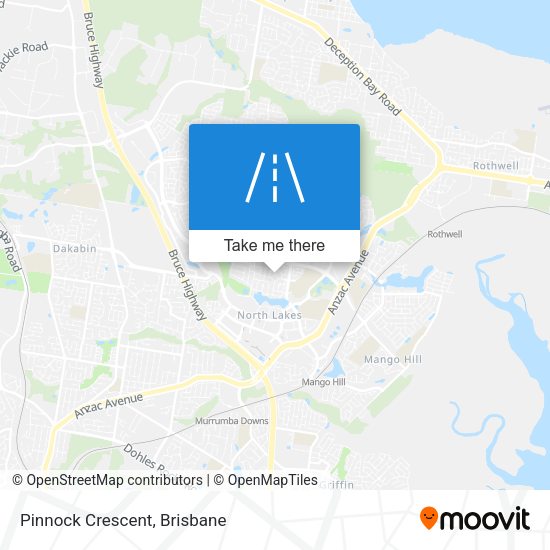 Pinnock Crescent map