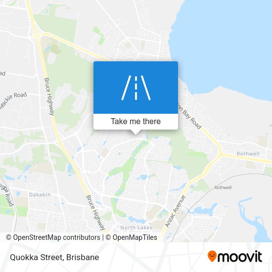 Quokka Street map