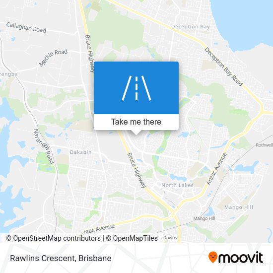 Rawlins Crescent map