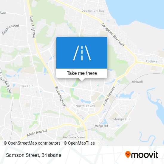 Samson Street map