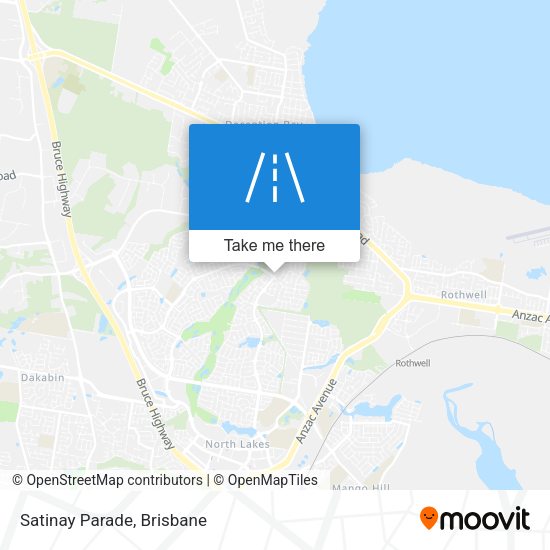 Satinay Parade map