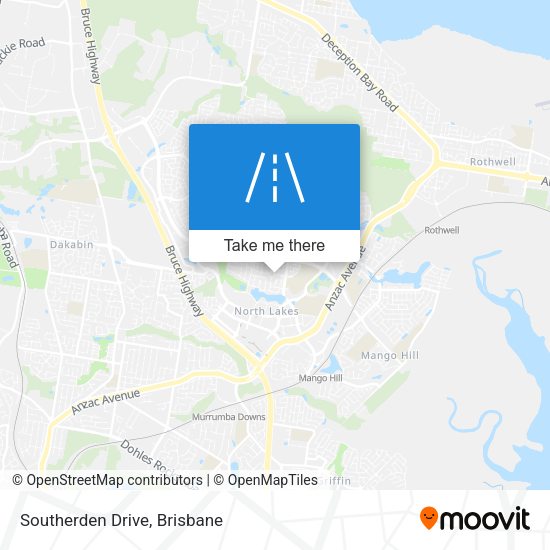 Southerden Drive map