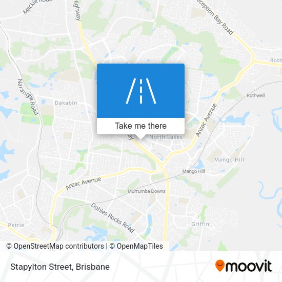 Stapylton Street map