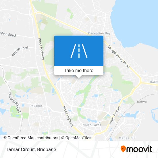 Tamar Circuit map