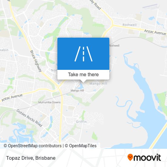 Topaz Drive map