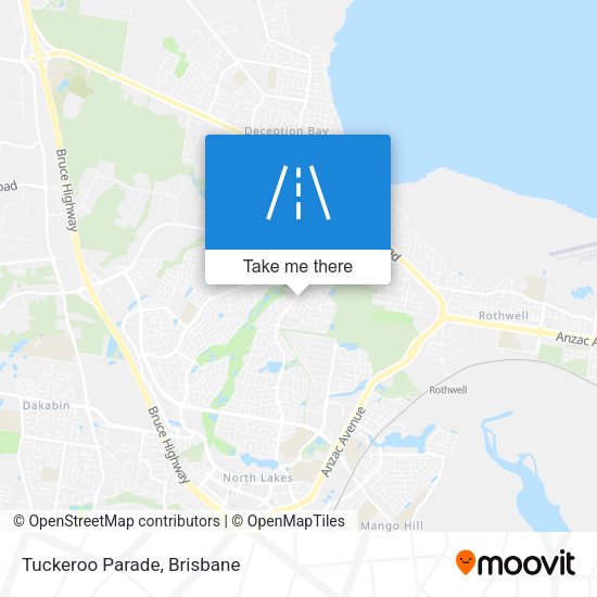 Tuckeroo Parade map