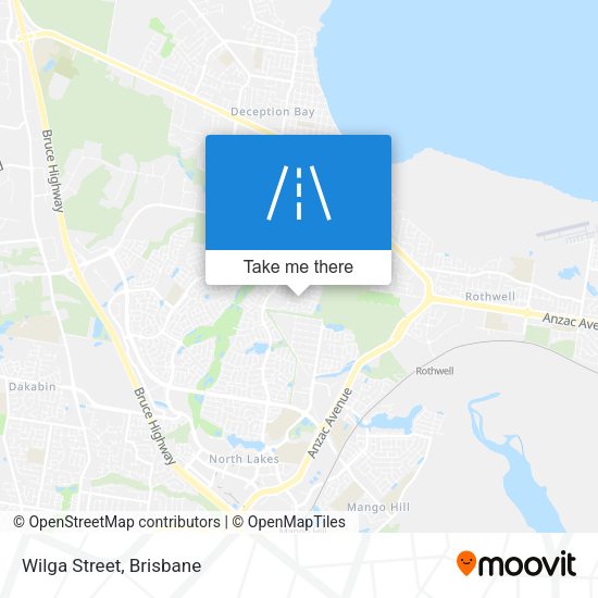 Wilga Street map