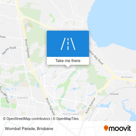 Wombat Parade map