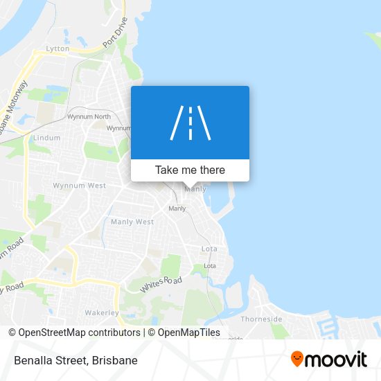 Benalla Street map
