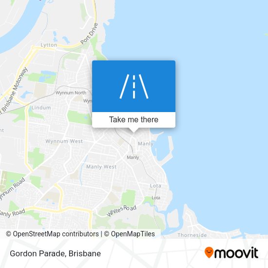 Gordon Parade map