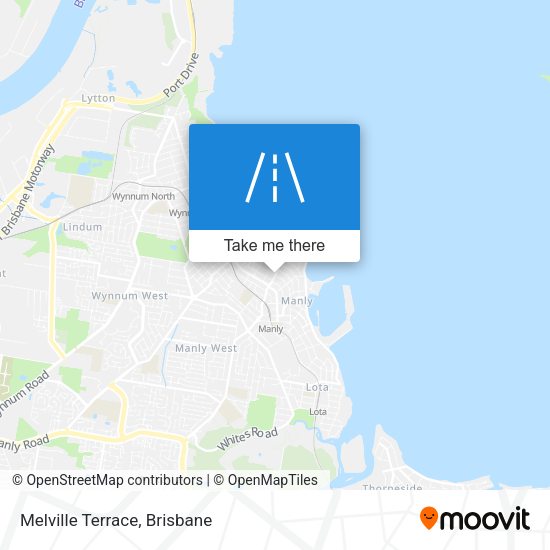 Melville Terrace map