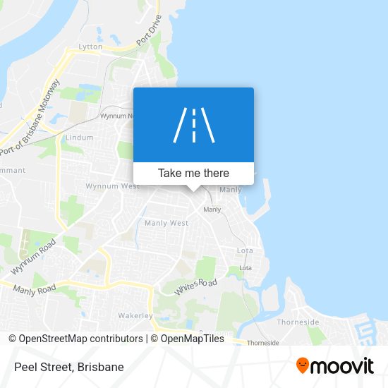 Peel Street map