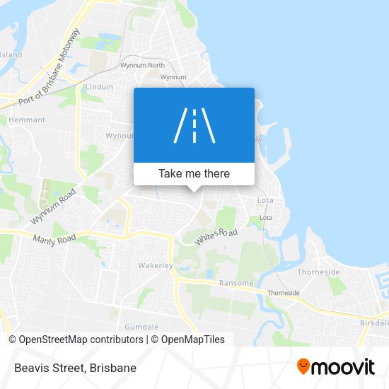 Beavis Street map