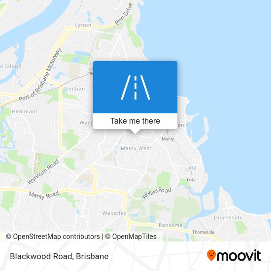 Blackwood Road map
