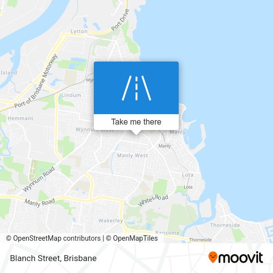 Blanch Street map