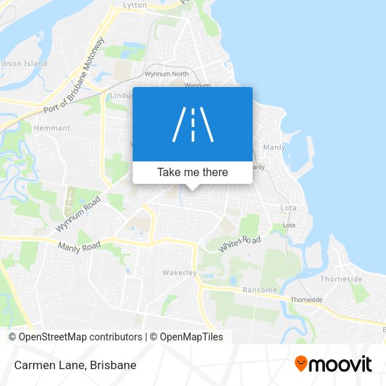 Carmen Lane map