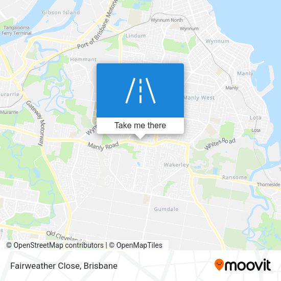 Fairweather Close map