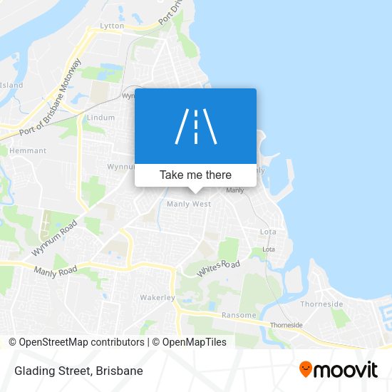 Glading Street map
