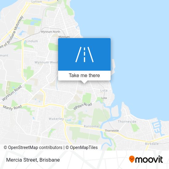 Mercia Street map