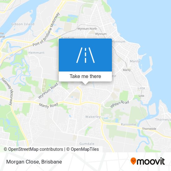 Morgan Close map