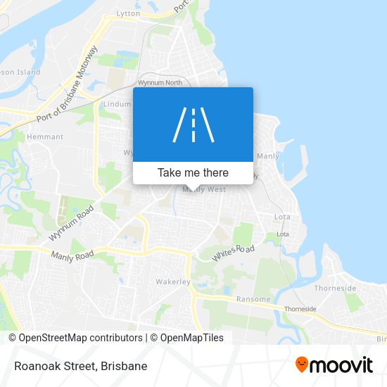 Roanoak Street map
