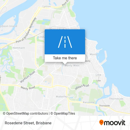 Mapa Rosedene Street