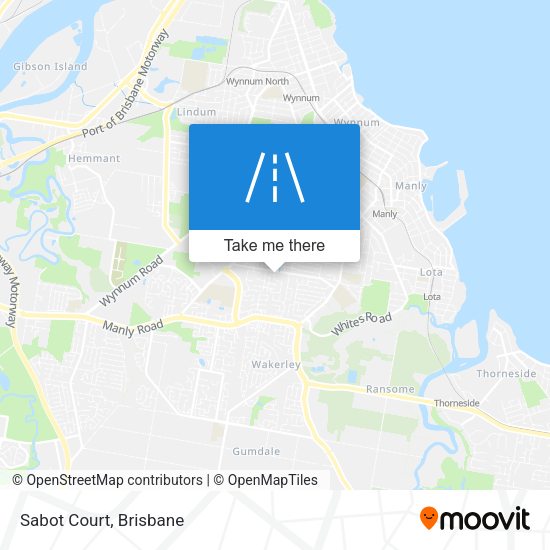 Sabot Court map