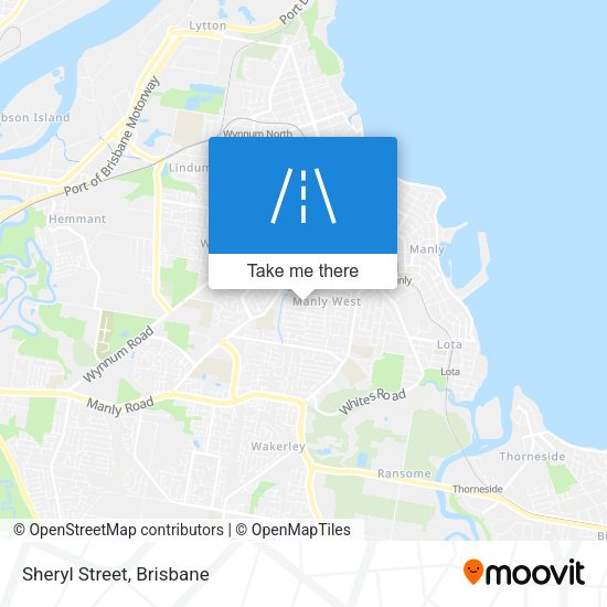 Sheryl Street map