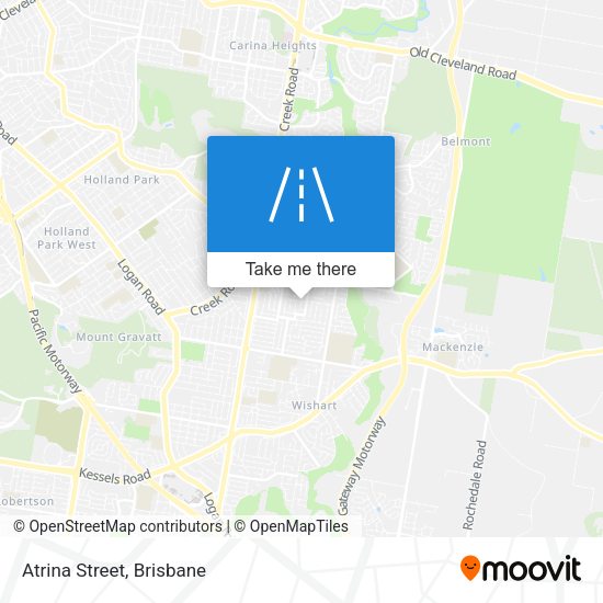 Atrina Street map