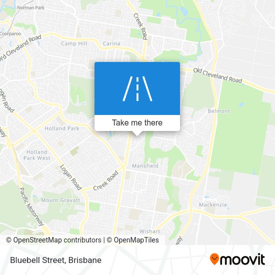 Bluebell Street map