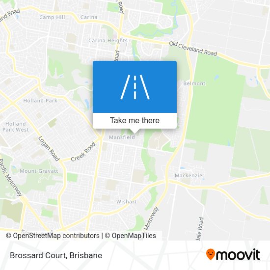 Brossard Court map