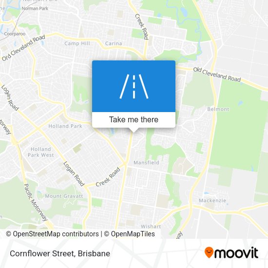 Cornflower Street map