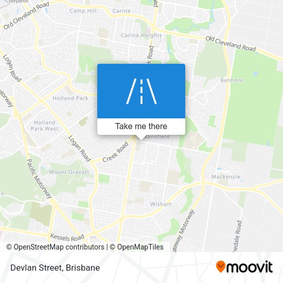 Devlan Street map