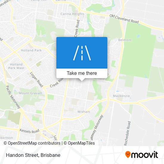 Handon Street map