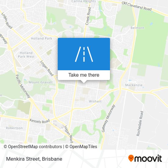 Menkira Street map