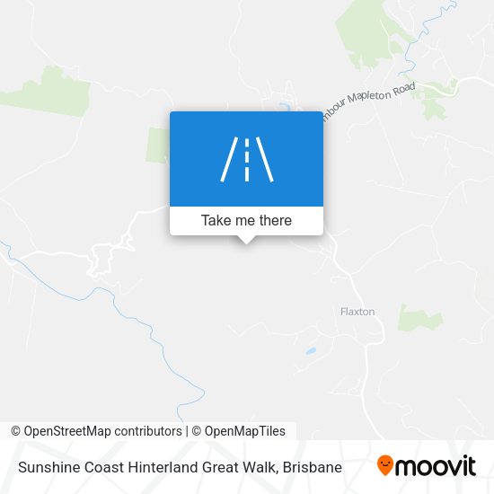 Sunshine Coast Hinterland Great Walk map