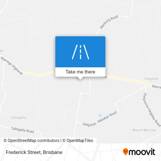 Frederick Street map