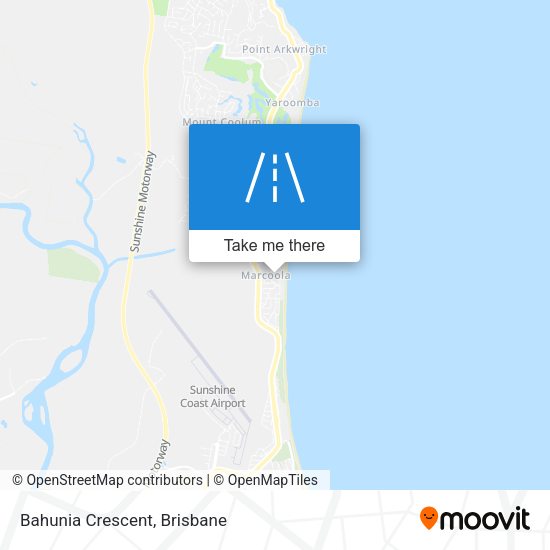 Bahunia Crescent map
