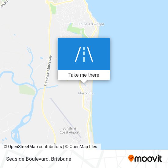 Seaside Boulevard map
