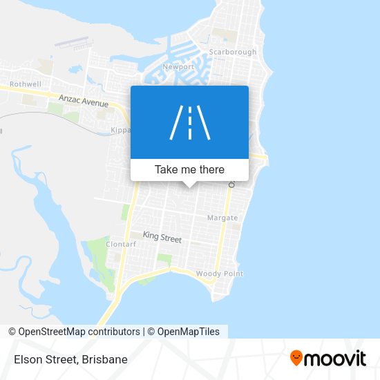 Elson Street map