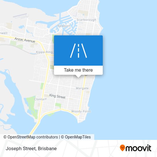 Joseph Street map