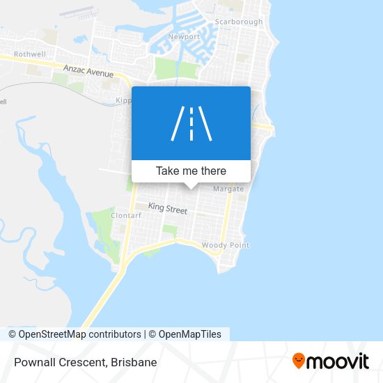 Pownall Crescent map
