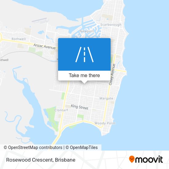Rosewood Crescent map