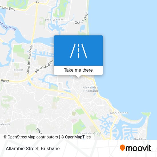 Allambie Street map