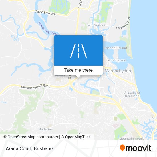 Arana Court map