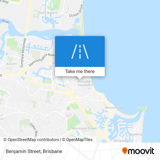 Benjamin Street map