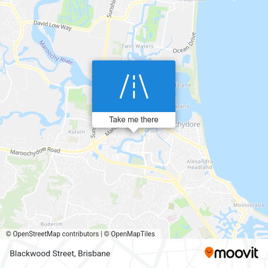 Blackwood Street map