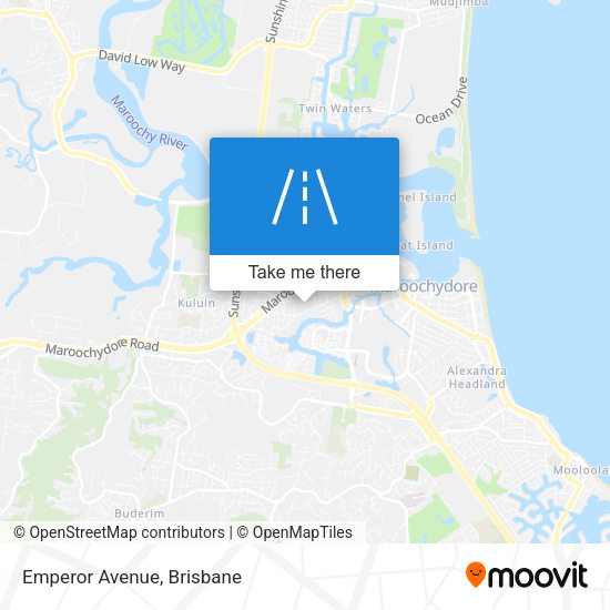 Emperor Avenue map