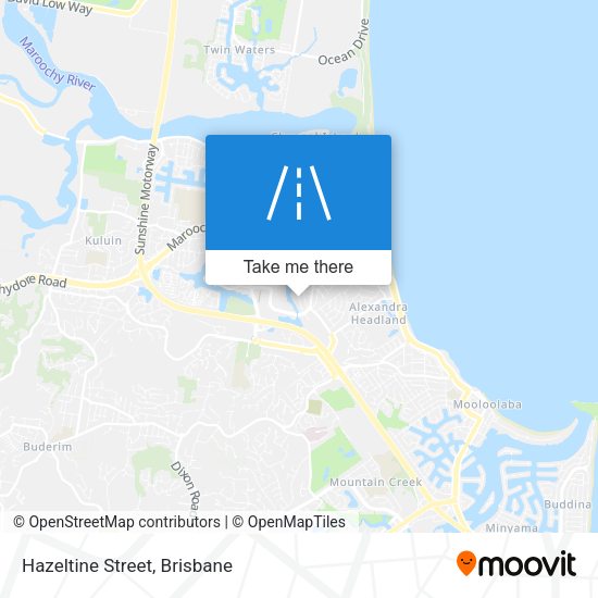 Hazeltine Street map