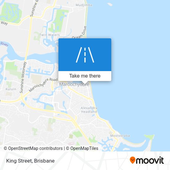 King Street map